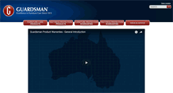 Desktop Screenshot of guardsmanaustralia.com